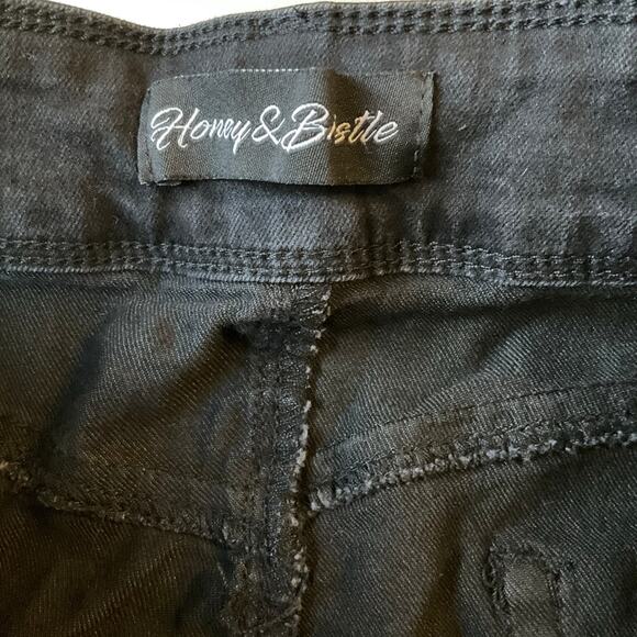 Honey & Bistle Women’s Denim Straight Leg Jeans size 18, Black - Picture 8 of 11
